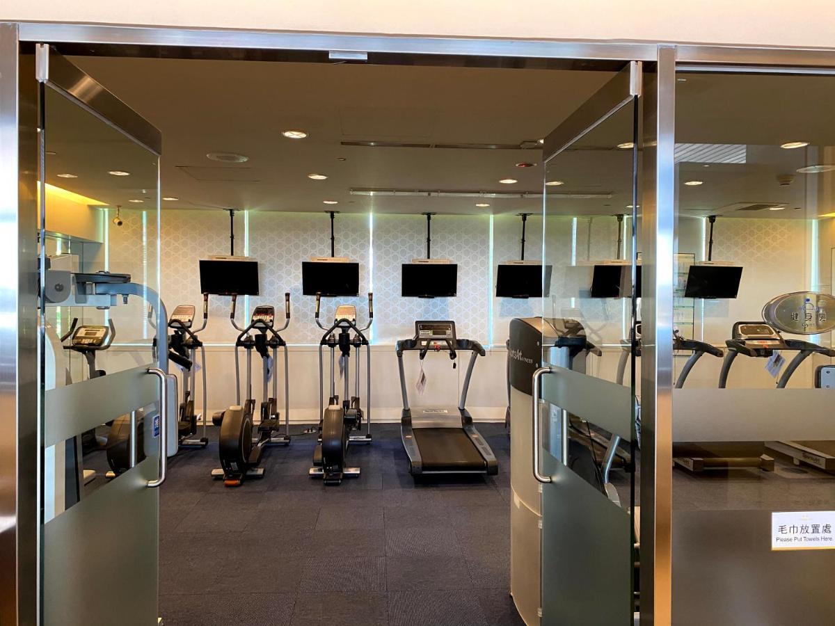 Evergreen Plaza Hotel - Tainan Exterior foto The gym at the lounge